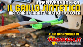 GRILLI TESSILI PER IL RECOVERY IN 4X4 GRILLI TESSILI PER IL RECOVERY IN 4X4